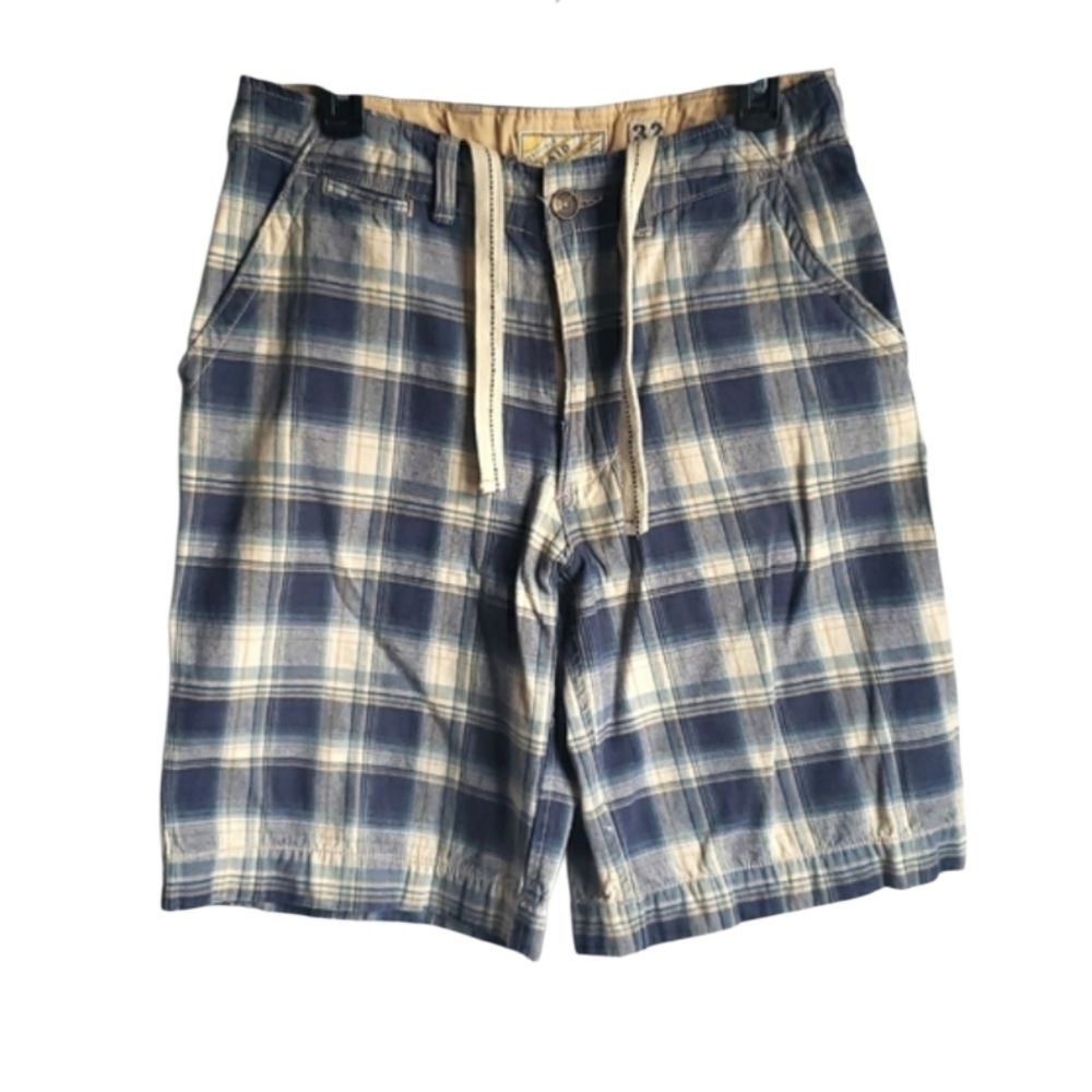 NoBo Y2k American Vintage Plaid Cargo Shorts Size 32